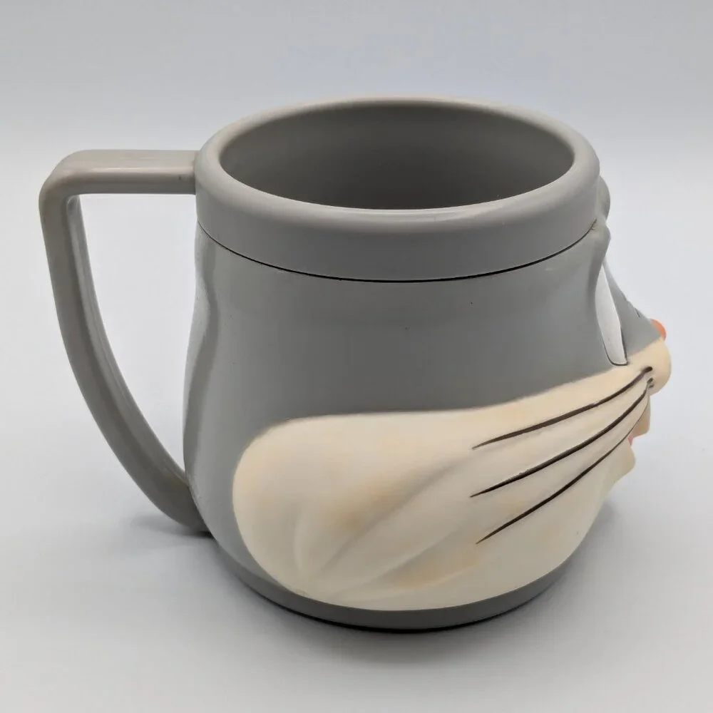 Warner Bros. Looney Tunes Bugs Bunny 3D Promotional Mug 1992 Vintage